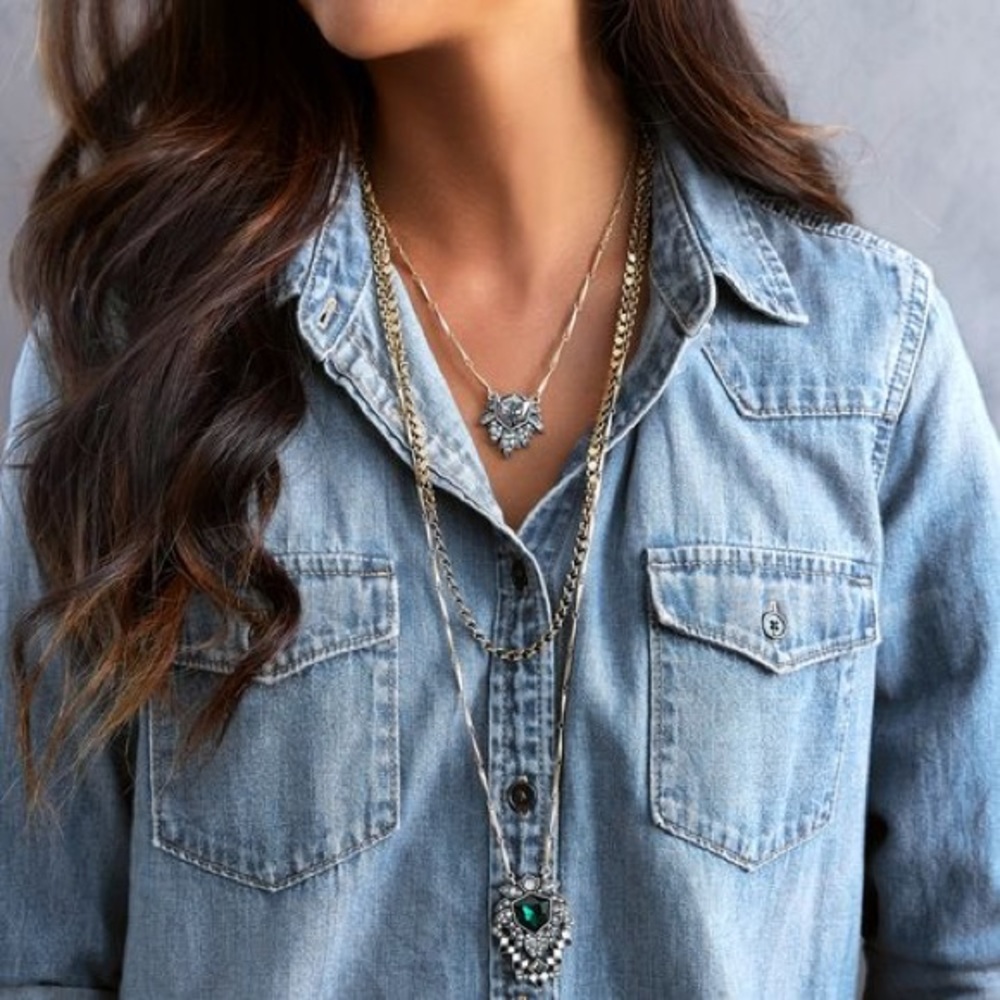 Chloe + Isabel Maven 3-Row Convertible Necklace